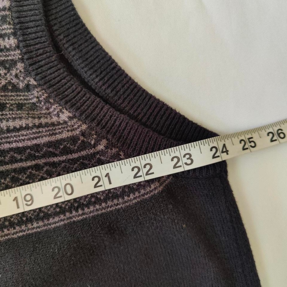 Eddie Bauer Dark Academia Heritage Preppy Cashmere Blend Knit Vest Cozy Mens XL - Picture 3 of 5